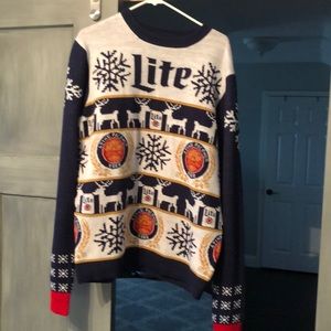 Men’s Miller Lite Christmas Sweater